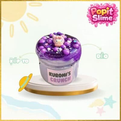 slime kuromi popit slime màu tím dễ thương mềm mịn