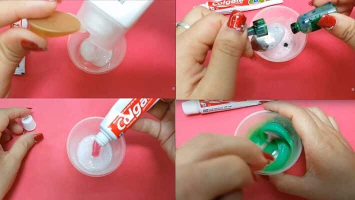 Quy trình làm slime không cần hồ